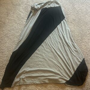 Black and gray skirt